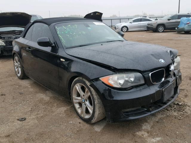 WBAUL7C56BVM79715 - 2011 BMW 128 I BLACK photo 1