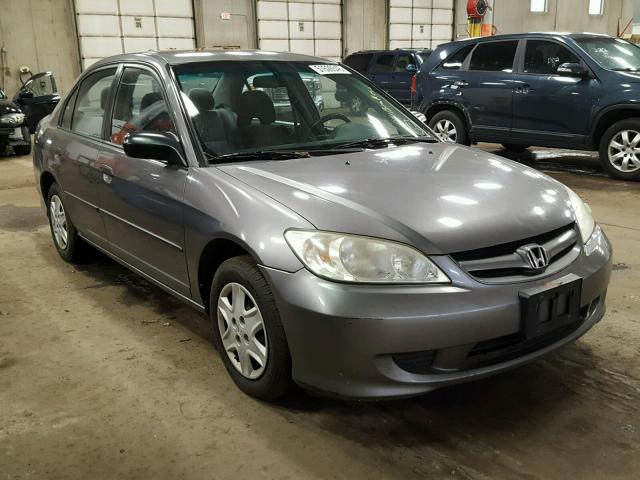 2HGES16315H586445 - 2005 HONDA CIVIC DX V SILVER photo 1