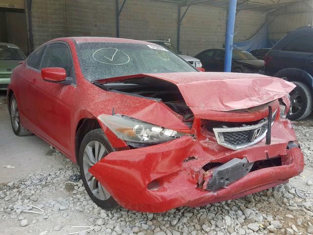 1HGCS12868A006408 - 2008 HONDA ACCORD EXL RED photo 1