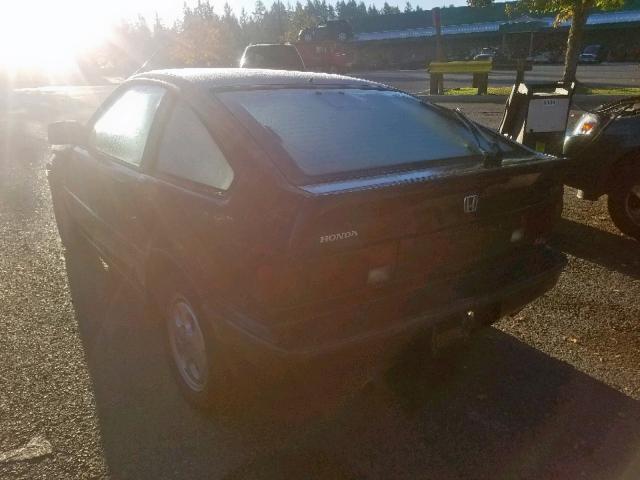 JHMEC1347HS053746 - 1987 HONDA CIVIC 1500 BLACK photo 3