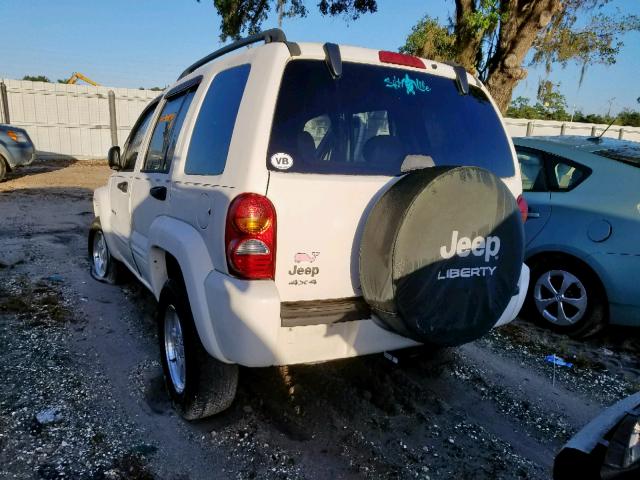 1J4GL58K33W514462 - 2003 JEEP LIBERTY LI WHITE photo 3