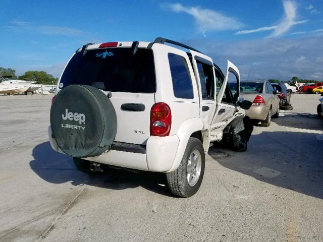 1J4GL58K33W514462 - 2003 JEEP LIBERTY LI WHITE photo 4