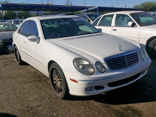 WDBUF65J73X110283 - 2003 MERCEDES-BENZ E 320 WHITE photo 1