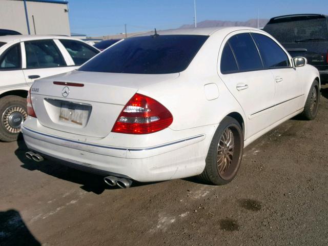 WDBUF65J73X110283 - 2003 MERCEDES-BENZ E 320 WHITE photo 4