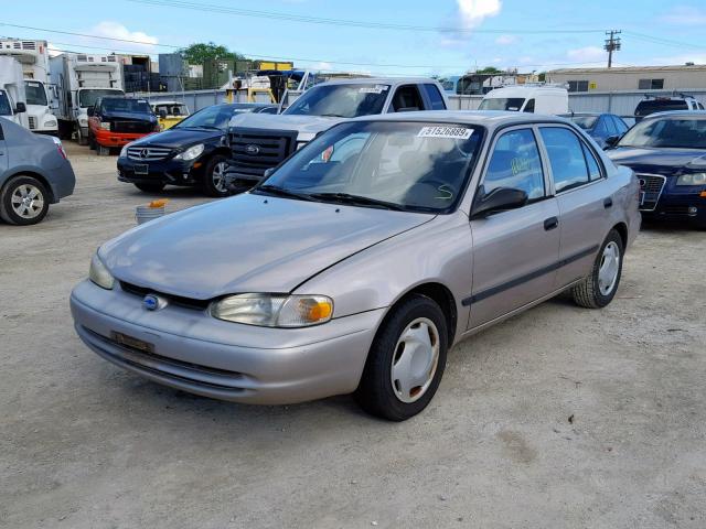 1Y1SK52881Z413988 - 2001 CHEVROLET GEO PRIZM 棕色 照片 2