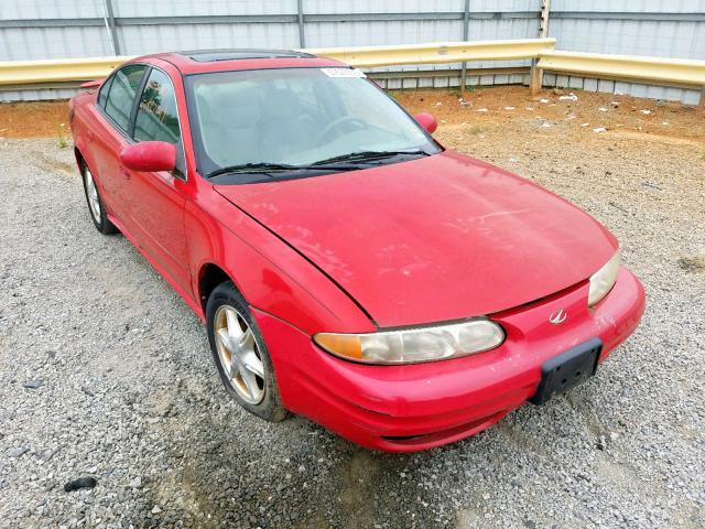 1G3NL52T91C167894 - 2001 OLDSMOBILE ALERO GL RED photo 1