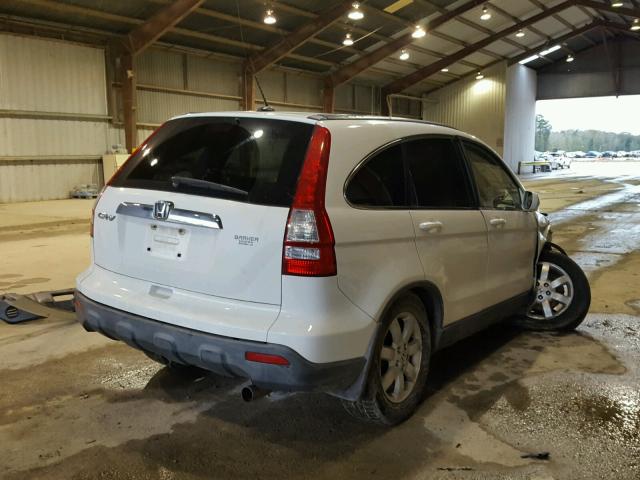 JHLRE38787C010914 - 2007 HONDA CR-V EXL WHITE photo 4