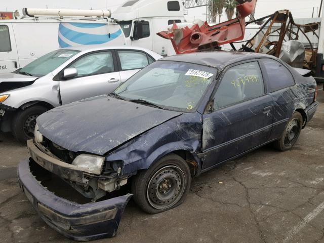 JT2EL56D4S0100179 - 1995 TOYOTA TERCEL DX BLUE photo 2