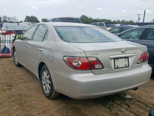 JTHBF30G825008180 - 2002 LEXUS ES 300 SILVER photo 3