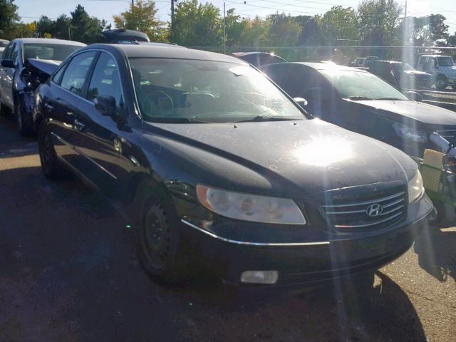 KMHFC46F38A316627 - 2008 HYUNDAI AZERA SE BLACK photo 1