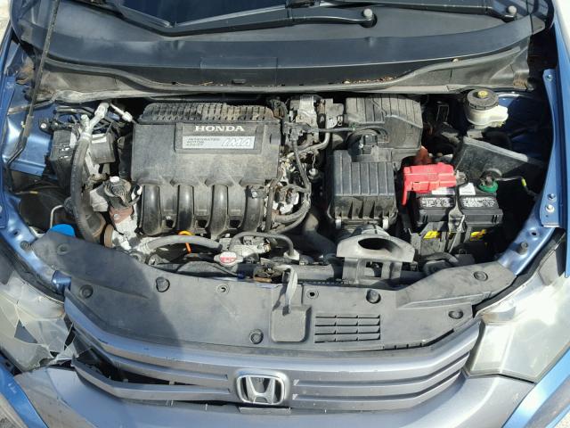 JHMZE2H56AS027809 - 2010 HONDA INSIGHT LX BLUE photo 7