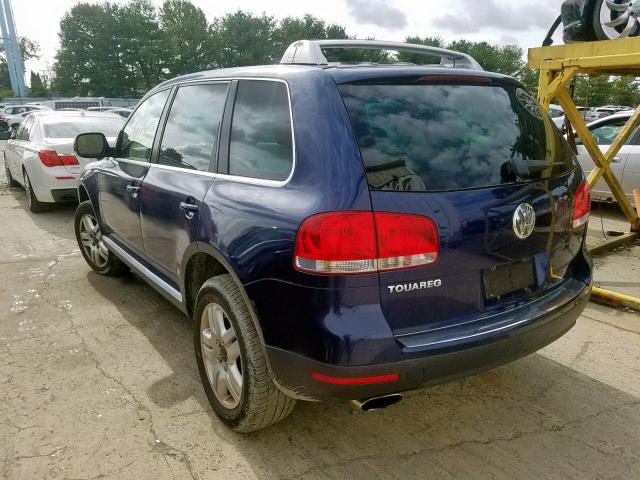 WVGZM77L65D062289 - 2005 VOLKSWAGEN TOUAREG 4. BLUE photo 3