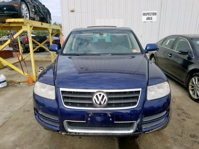 WVGZM77L65D062289 - 2005 VOLKSWAGEN TOUAREG 4. BLUE photo 9