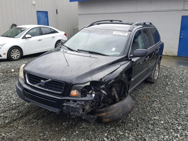 YV1CZ592951172396 - 2005 VOLVO XC90 BLACK photo 2