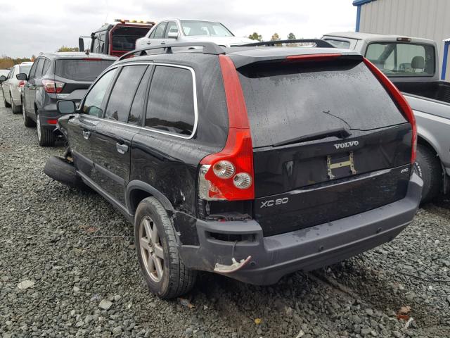 YV1CZ592951172396 - 2005 VOLVO XC90 BLACK photo 3