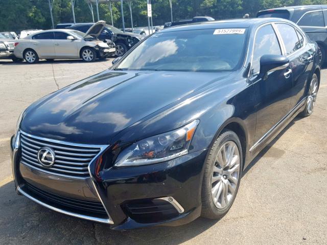 JTHGL5EF2E5052657 - 2014 LEXUS LS 460L BLACK photo 2