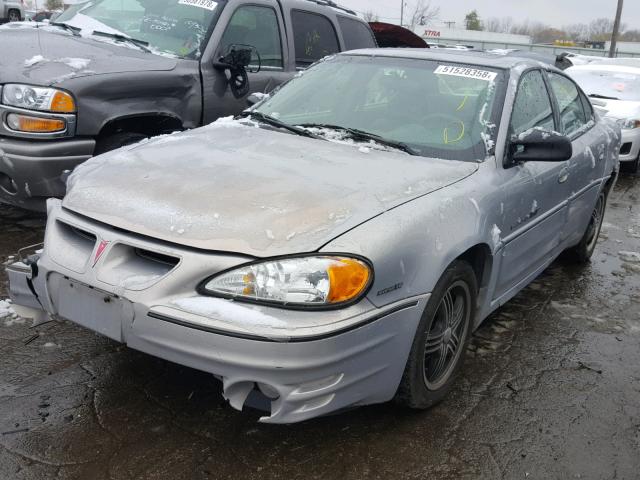 1G2NV52E1YM755762 - 2000 PONTIAC GRAND AM G SILVER photo 2