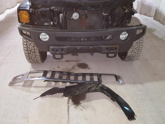 5GTDN13E678182954 - 2007 HUMMER H3 BLACK photo 9