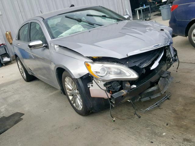 1C3CCBCG1DN745538 - 2013 CHRYSLER 200 LIMITE SILVER photo 1