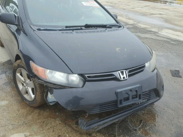 2HGFG12938H570056 - 2008 HONDA CIVIC EXL BLACK photo 9