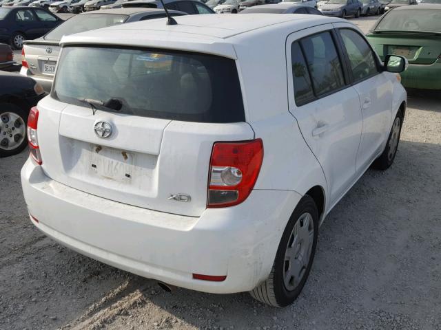 JTKKU10418J012873 - 2008 SCION XD WHITE photo 4