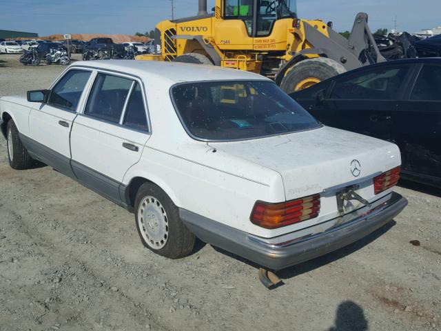 WDBCB25D2HA282774 - 1987 MERCEDES-BENZ 300 SDL WHITE photo 3