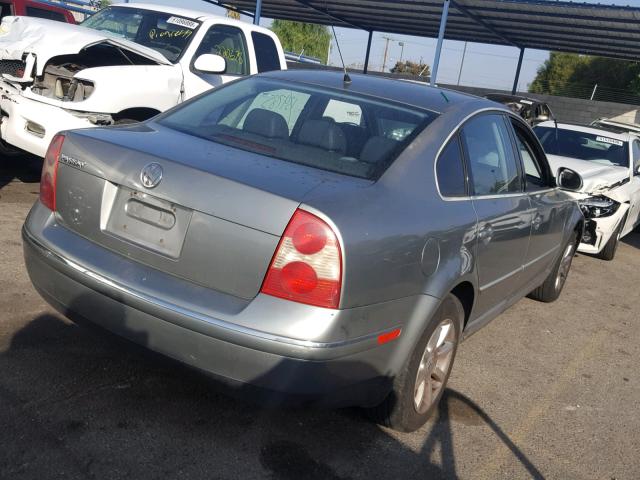 WVWPD63B84P253034 - 2004 VOLKSWAGEN PASSAT GLS GRAY photo 4