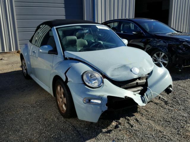 3VWCD31Y84M332727 - 2004 VOLKSWAGEN NEW BEETLE Blau Foto 1