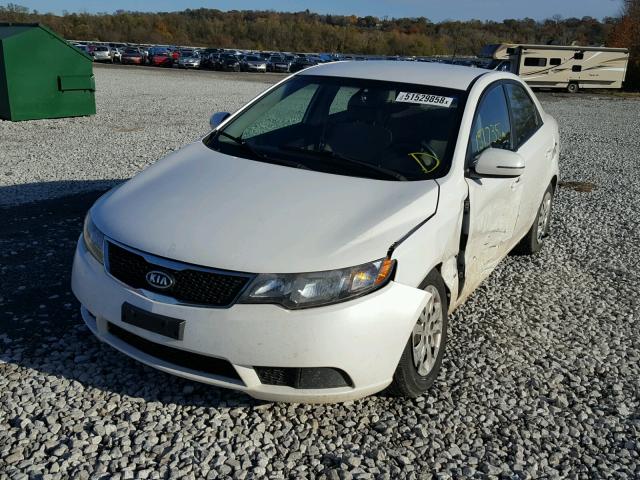 KNAFU4A2XB5331676 - 2011 KIA FORTE EX WHITE photo 2