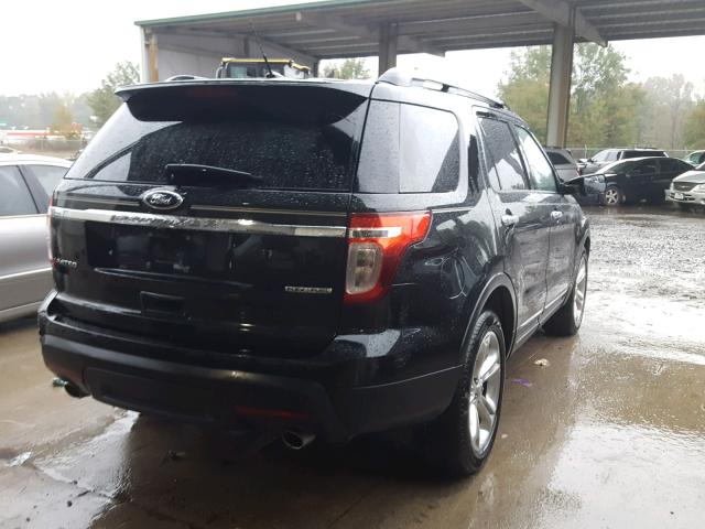 1FM5K7F86DGC30463 - 2013 FORD EXPLORER L BLACK photo 4