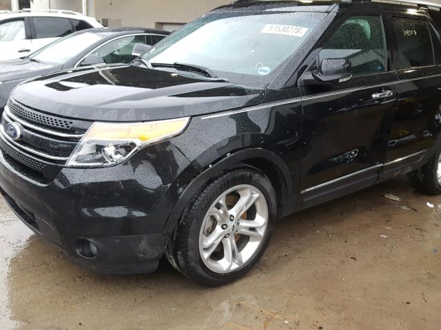 1FM5K7F86DGC30463 - 2013 FORD EXPLORER L BLACK photo 9