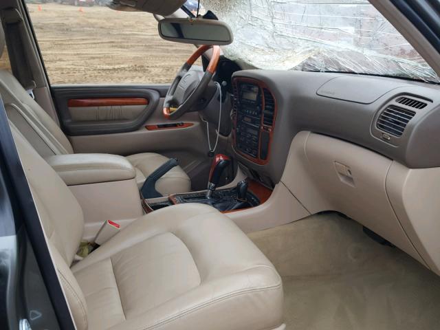 JT6HT00W6Y0087534 - 2000 LEXUS LX 470 GRAY photo 5