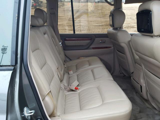 JT6HT00W6Y0087534 - 2000 LEXUS LX 470 GRAY photo 6