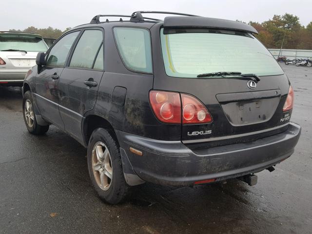 JT6HF10U9X0072584 - 1999 LEXUS RX 300 BLACK photo 3