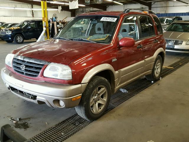 JS3TD62V034102913 - 2003 SUZUKI GRAND VITA MAROON photo 2