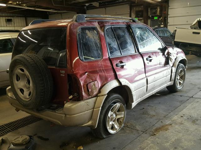 JS3TD62V034102913 - 2003 SUZUKI GRAND VITA MAROON photo 4