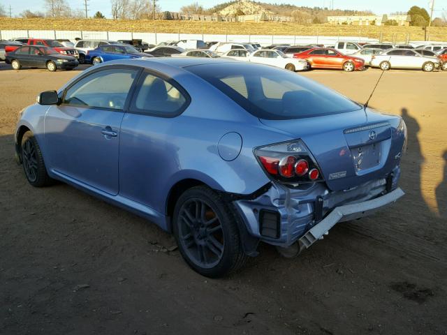 JTKDE3B71A0321120 - 2010 TOYOTA SCION TC 青色 照片 3
