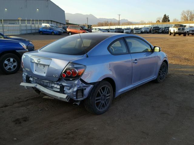 JTKDE3B71A0321120 - 2010 TOYOTA SCION TC 青色 照片 4