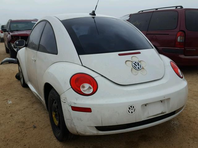 3VWRW31C49M506485 - 2009 VOLKSWAGEN NEW BEETLE WHITE photo 3