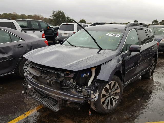 4S4BSELC7F3241756 - 2015 SUBARU OUTBACK 3. GRAY photo 2