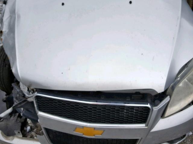 KL1TD6DE6BB148548 - 2011 CHEVROLET AVEO LS SILVER photo 7