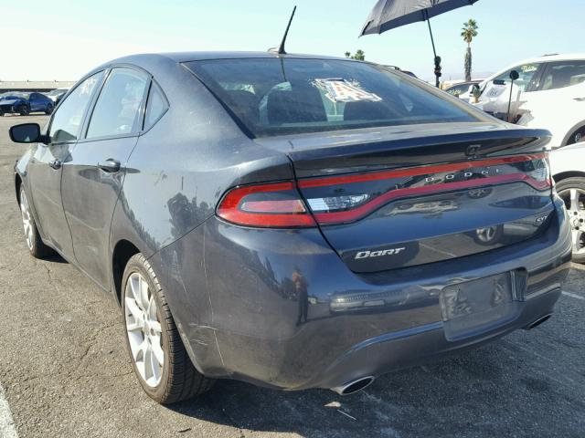 1C3CDFBA0DD308301 - 2013 DODGE DART SXT BLUE photo 3