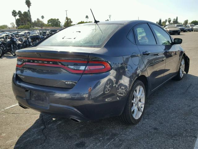 1C3CDFBA0DD308301 - 2013 DODGE DART SXT BLUE photo 4