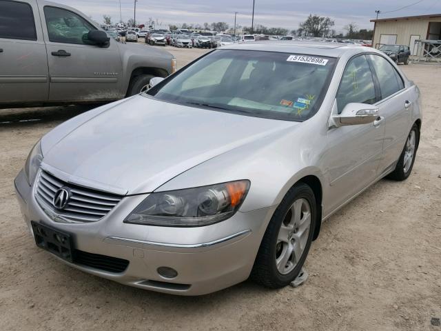 JH4KB16546C000228 - 2006 ACURA RL SILVER photo 2