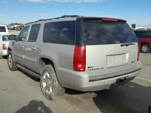 1GKFK163X7J264539 - 2007 GMC YUKON XL K BEIGE photo 3