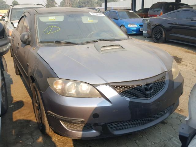 JM1BK12G661455280 - 2006 MAZDA 3 I GRAY photo 1