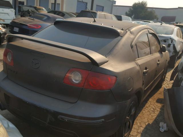 JM1BK12G661455280 - 2006 MAZDA 3 I GRAY photo 4