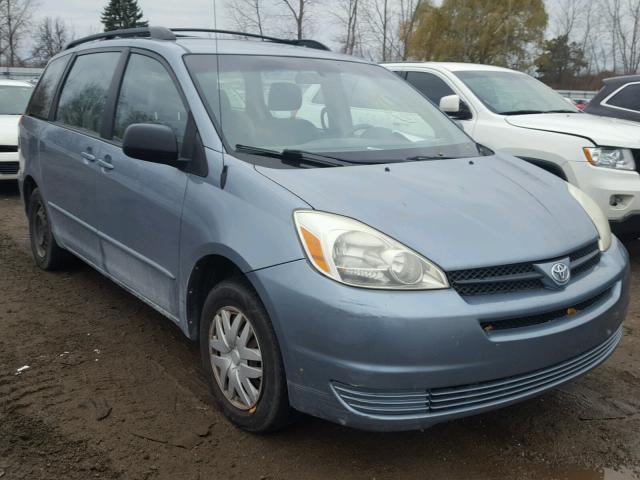 5TDZA23C84S071441 - 2004 TOYOTA SIENNA CE BLUE photo 1