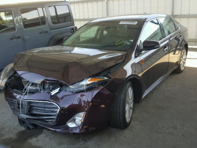 4T1BK1EB9DU043586 - 2013 TOYOTA AVALON BAS MAROON photo 2