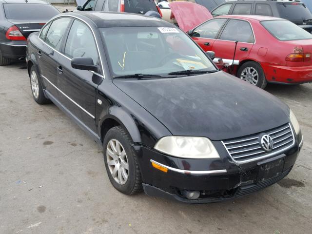 WVWPD63B33P107025 - 2003 VOLKSWAGEN PASSAT GLS BLACK photo 1